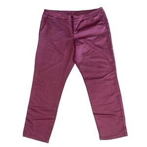 KUT from the Kloth Womens Petite 12P Maroon Stretch Dress Pant Trouser